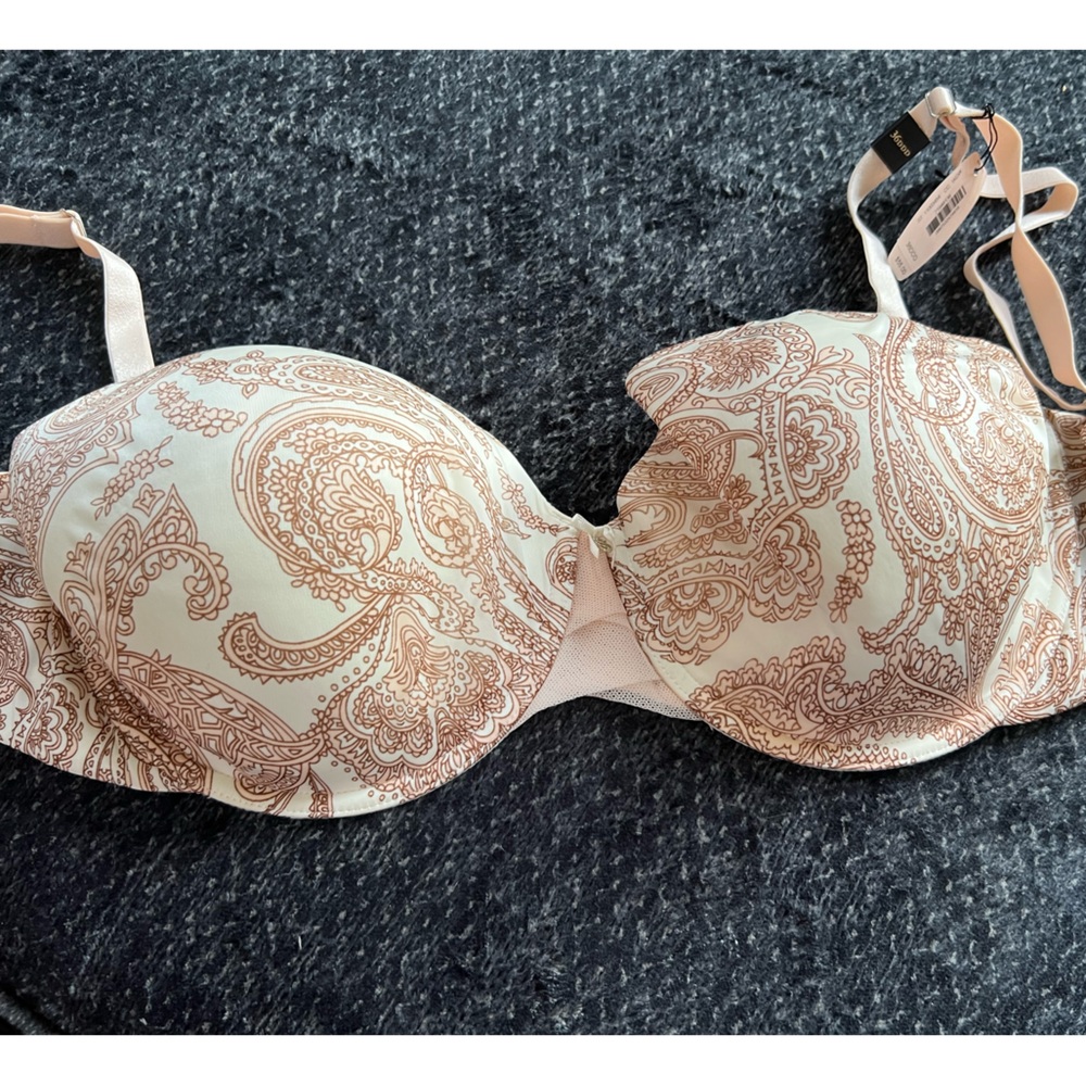 Victorias Secret Bra 36DDD Lined Strapless BNWT 2013 style